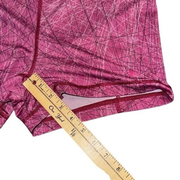 Nike Pro Pink Patterned Compression Shorts L - Picture 5 of 7